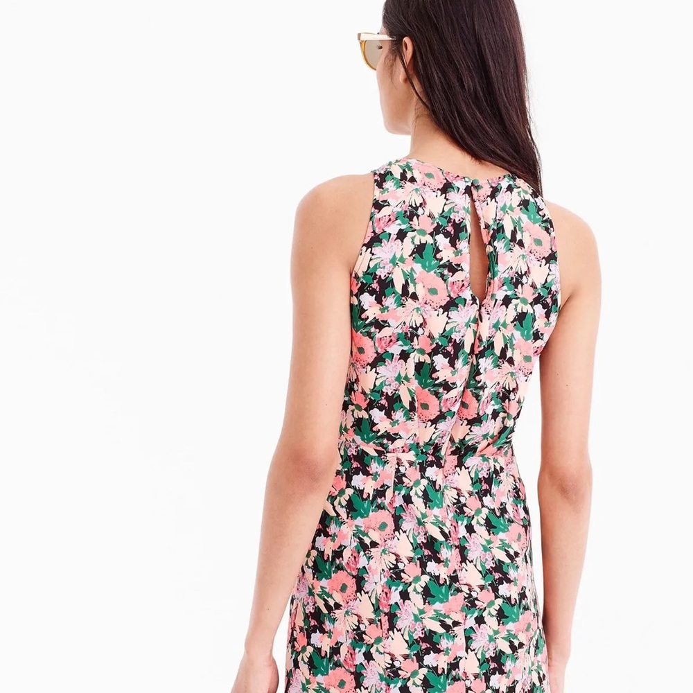 J.Crew Mercantile Neon Floral Flounce Dress - Picture 2 of 6